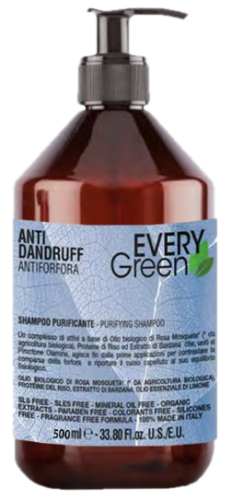 Every Green Anti Dandruff 500 ml Naturalny szampon przeciwłupieżowy