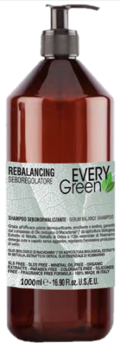 Every Green Rebalancing Szampon 1000 ml. Naturalny szampon do przetłuszczających się włosów