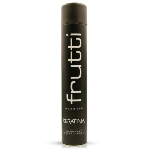 Frutti Keratina Hairspray - Spray, lakier do włosów z keratyną